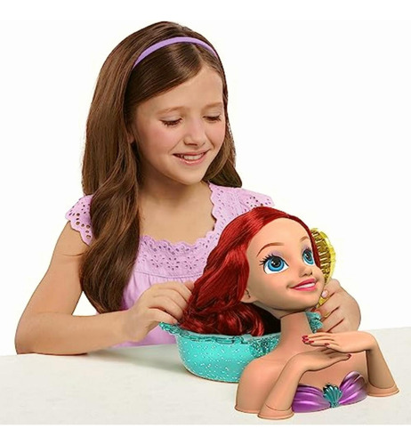 Just Play Disney Princess Shimmer Spa Ariel Styling Head