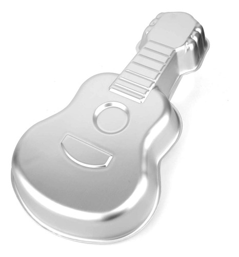 Molde Aluminio Para Pastel Forma Guitarra 3d Antiadherente