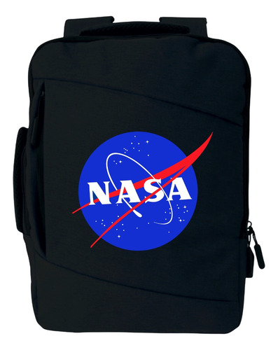 Morral Nasa Speace Maleta Espalda Portafolio Black