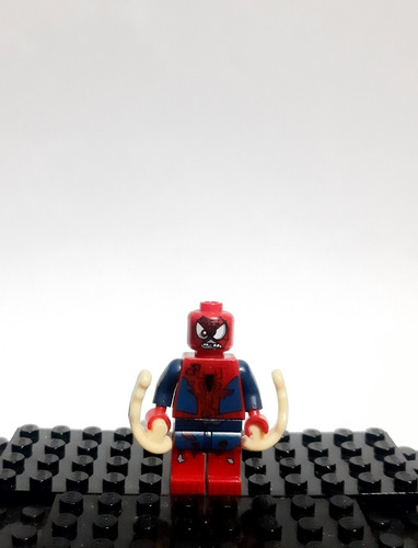 Minifigura Lego Zombie Spiderman Clásico Marvel Superhéroes 