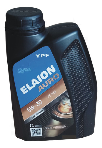 Aceite Elaion Auro Fe 530 Ypf 100% Sintético Bidón 1 Litro.