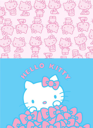 Caderno Espiral Hello Kitty 10 Matérias Capa Dura 160 Fls