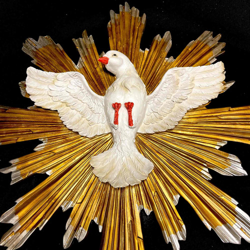 Imagen 2 de 3 de Espíritu Santo Con Resplandor 37 X 37cm
