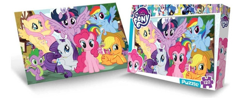 Puzzle Infantil My Little Pony X 120 Piezas Rompecabezas