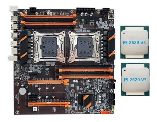 Placa Base X99 De Doble Cpu, Compatible Con Memoria Ddr4 Ecc