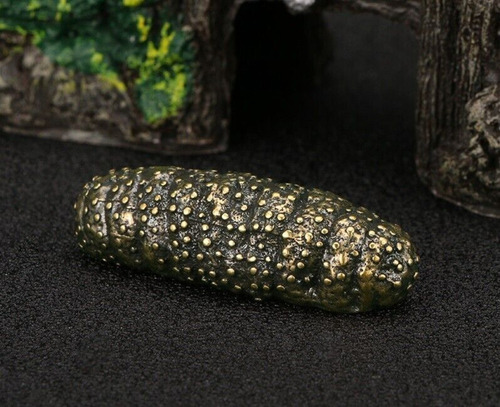Yc Estatua De Animal De Pepino De Mar De Latón Para Mesa
