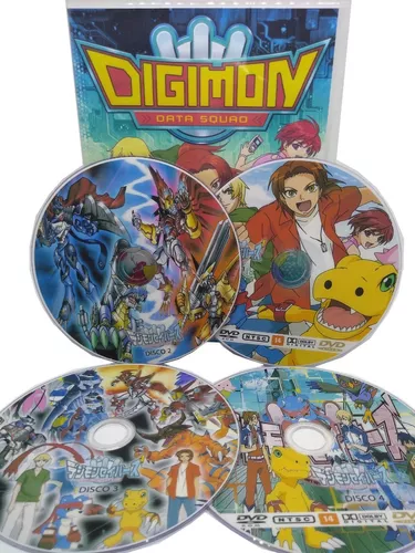 Box Dvd Anime Digimon 5 Data Squad Savers Dublado Completo