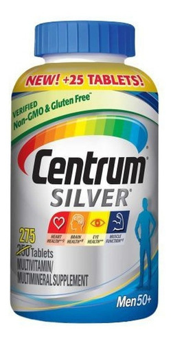 Centrum Silver Men 50+ Homem Multivitaminico 275 Caps Import