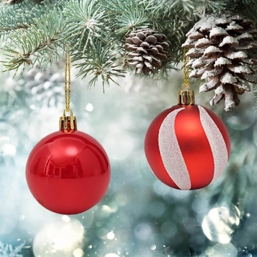42 Piezas De Adornos De Bolas De Navidad, Decoración Para Ár