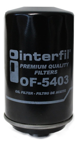 Filtro Aceite Interfil Audi Tt Coupe 2.0t 2007 2008 2009