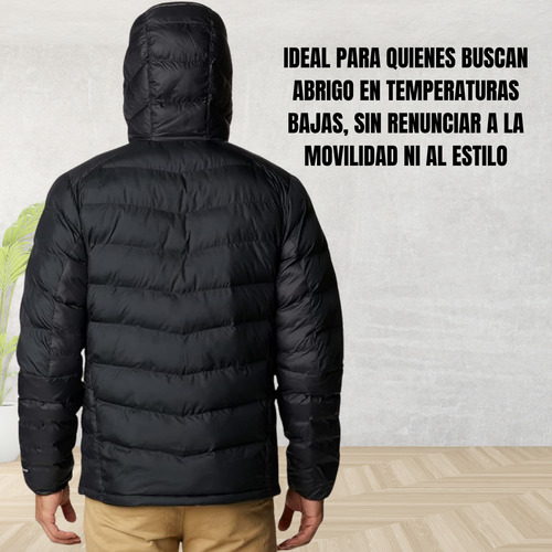 Campera Columbia Hombre Con Capucha Térmica Labyrinth Loop