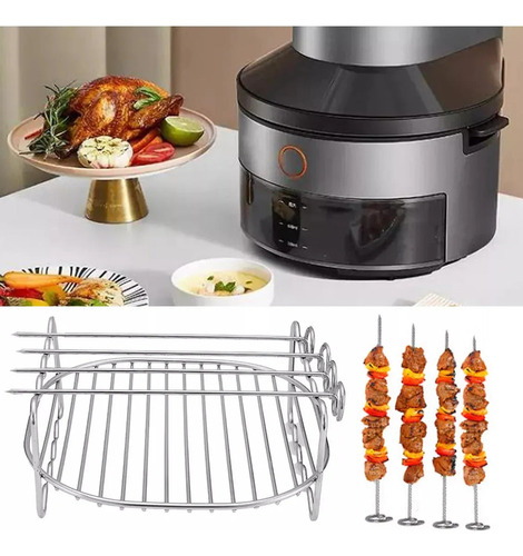 Rack De Fritadeira De Ar Duplo Para Fritadeira