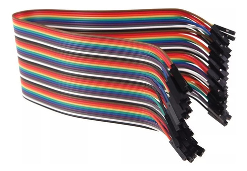 Cable Dupont Protoboard Hembra Hembra 20cm Para Arduino