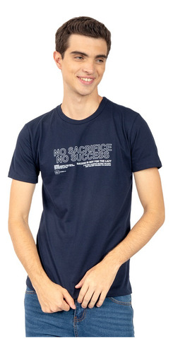 Playera Estampada No Sacrifice Para Hombre Quarry