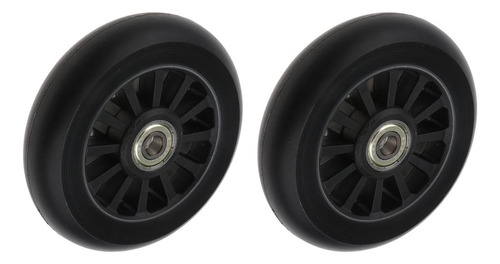 2 X 2pcs De De De Patinaje De Reemplazo De Rueda De S Negro