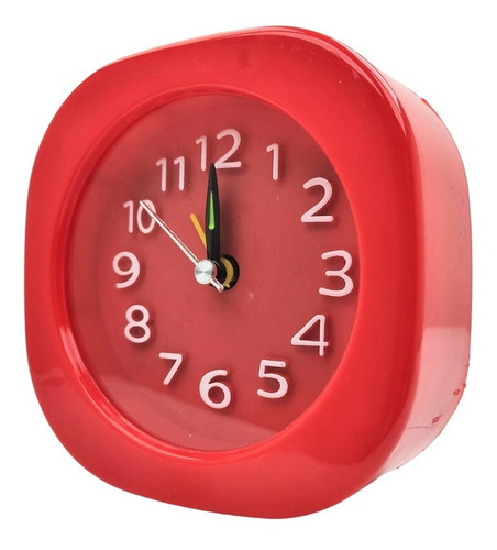 Imagem 3 de 8 de Relógio Retrô Despertador Alarme Analogico Infantil Colorido