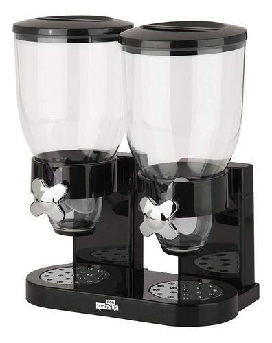 Dispensador Doble Cereal Frutos Secos De Mesa 2ltrs Cn Envío