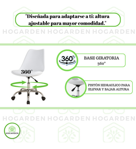 Silla Alta Confort Ejecutiva De Oficina Con Cojín 3 Pzs