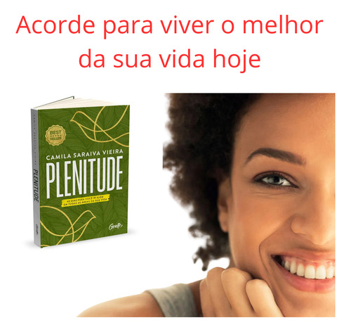 Livro Plenitude Devocional 40 Dias Camila Saraiva Vieira