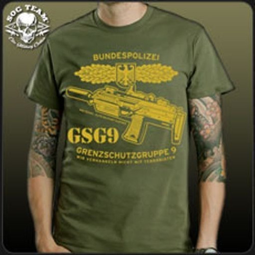 Remera Sog Team  Gsg9 (grenzschutzgruppe 9)