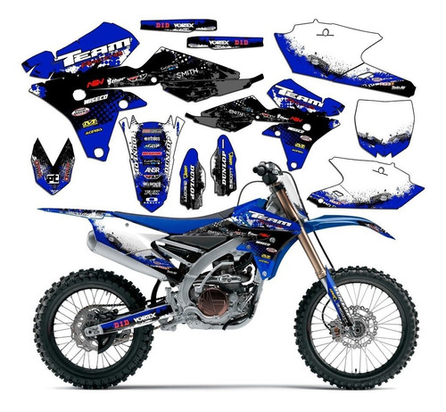 Equipo De Carreras Gráficos Kit Para 2000 2008 yamaha Ttr 90