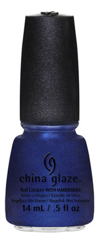 Esmalte De Uñas China Glaze Scandalous Azul Metálico 14ml Color Turquesa Metalico