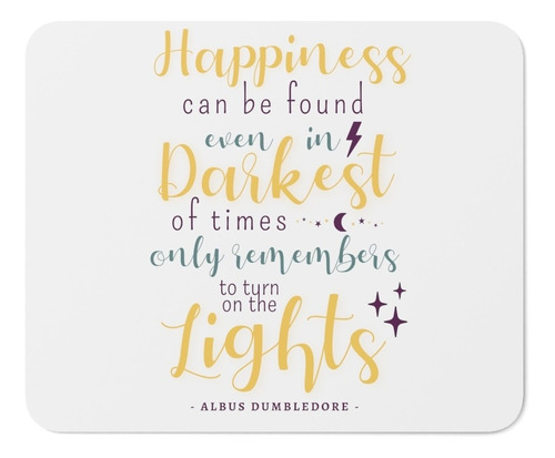 Mouse Pad - Harry Potter - Albus Dumbledore - Happiness...