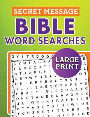 Libro Secret Message Bible Word Searches Large Print - Co...