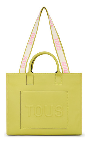 Bolso Shopping Grande Amaya Lima Tous La Rue Color Verde