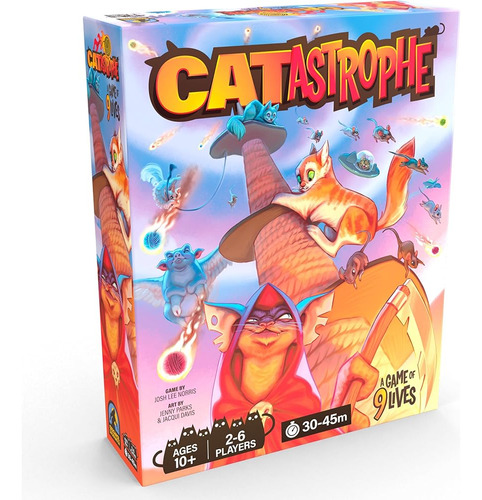 Catastrophe: Un Juego De 9 Vidas | El Juego De Mesa Purrfect