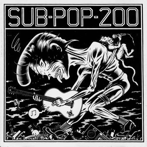 Various  Sub Pop 200 Cd Nuevo Musicovinyl