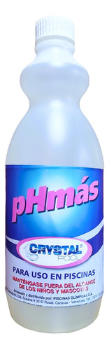 Incrementador De Ph Liquido 1 Litro Para Piscinas Ph Mas +