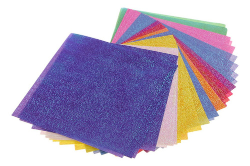Para 50pcs Cuadrados Plegables De Color Origami Teñido