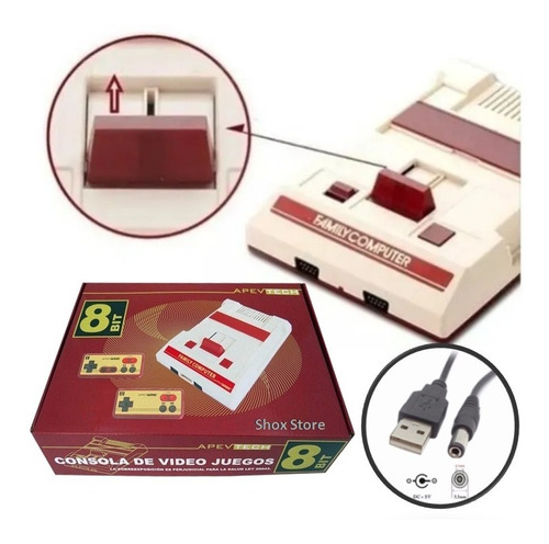 Consola Family Game Original Retro Juegos Integrados Palermo