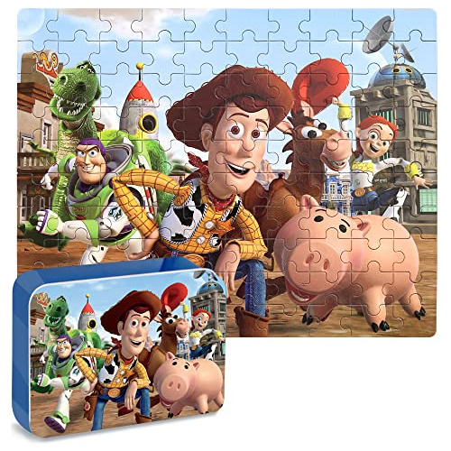 Lelemon 100 Piezas Disney Toy Story Rompecabezas En Una Caja