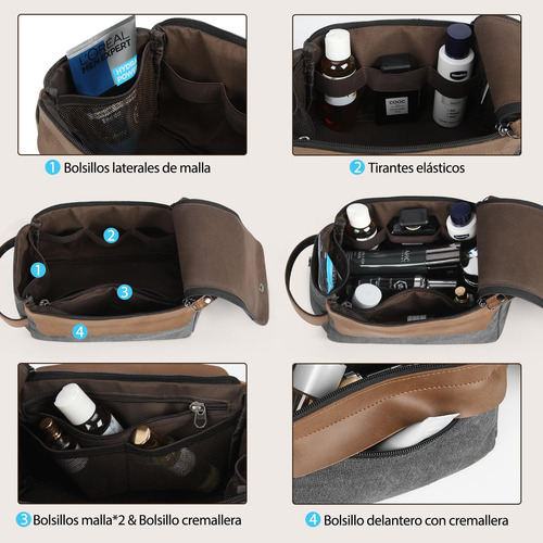 Neceser Hombre Maquillaje Neceser De Viaje Impermeable