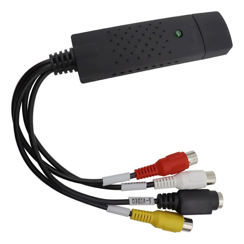 Conversor Usb 2.0 Vhs/dvd Áudio E Vídeo - Cor Preto