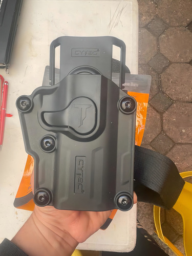 Holster Universal Cytac Ajuste Bajo Para Arma Corta Tactico