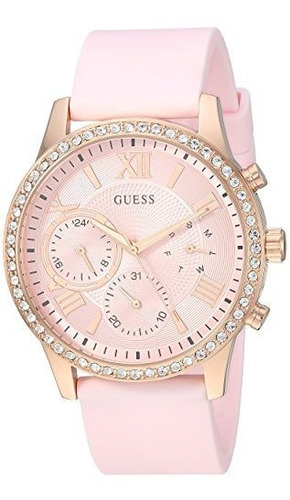 Guess Womens Quartz Acero Inoxidable Y Silicona Reloj Casual