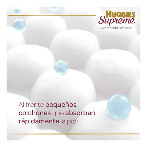 Pañales Huggies Supreme Rn Unisex 40 Piezas Rn Sin Género