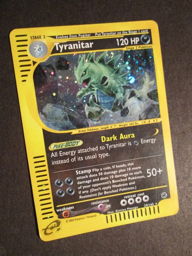 Tyranitar Holo - Kimiya Masago 29/165 (2002) - Carta Pokemon