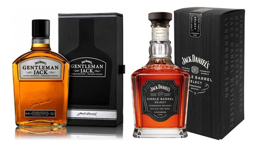 Kit Whisky Jack Daniels Single Barrel 750ml + Gentleman Jack