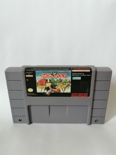 Monopoly Juego Original Para Snes Super Nintendo 