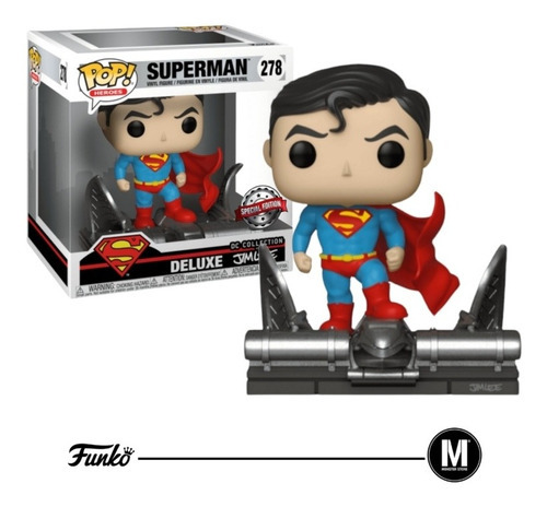 Funko Pop Deluxe Superman #278 Exclusivo de Jim Lee