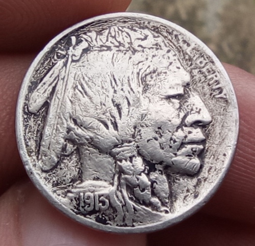 Estados Unidos 5 Cents 1913 Búfalo 
