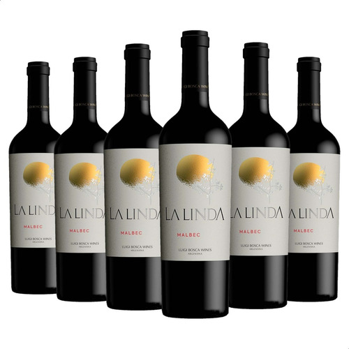 Finca La Linda Malbec Vino Tinto 750ml Mendoza Caja X6 Pack