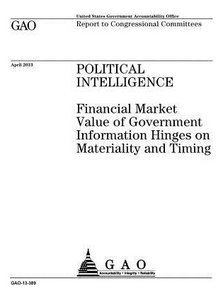 Libro Political Intelligence : Financial Market Value Of ...