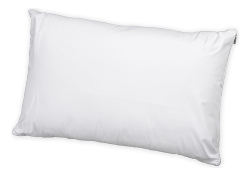 Kit 10 Capas Protetora Travesseiro Impermeável Com Zíper Cor Branco Liso