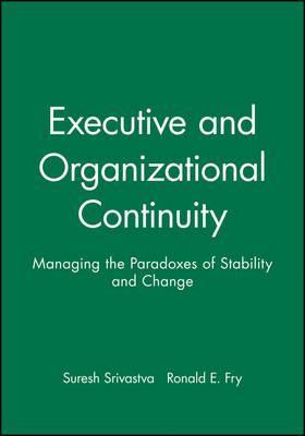 Libro Executive And Organizational Continuity - Suresh Sr...
