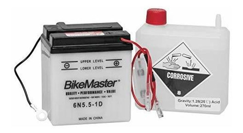 Bikemaster 6n5.5-1d Bateria Convencional Para Honda Ct90